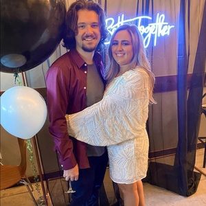 ASOS bridal / engagement / shower party dress